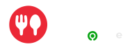 logo gofood putih